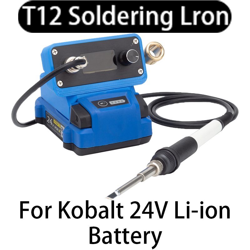 T12 Soldering Station Oled - Kobalt 24V Li-ion Batarya için T12