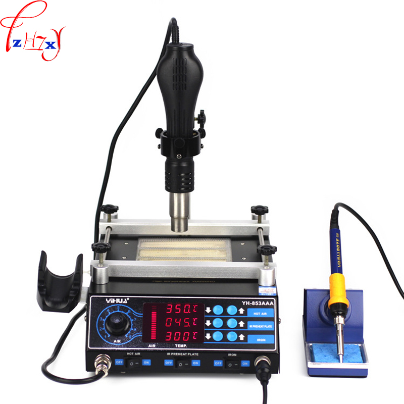 Infrared Bga Rework Station - 853AAA BGA sıcak hava sökme istasyonu