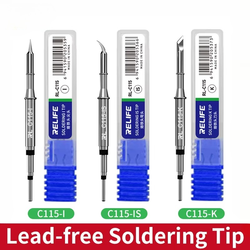 C115 Nano Soldering Iron Station - RELIFE C115-K/I/IS Nano Seviyesinde Evrensel T115
