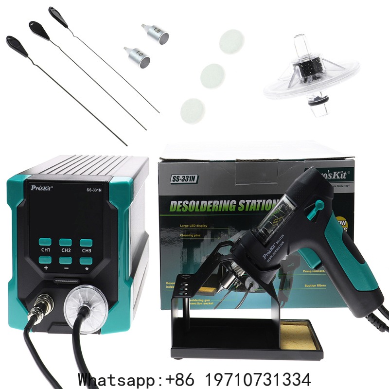 Desoldering Pump Electric Vacuum Station - SS-331N Dijital Elektrikli Lehim Sökme İstasyonu