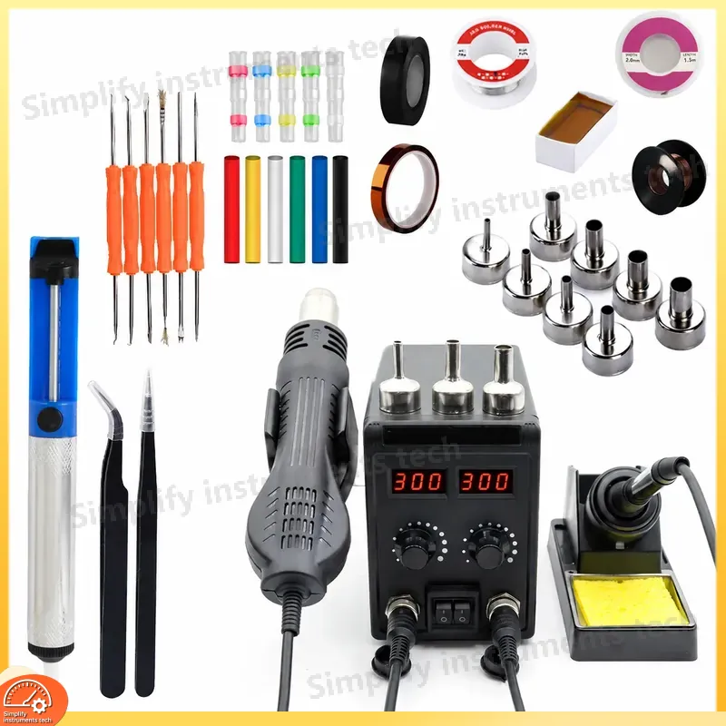 8586D Lehimleme İstasyonu 2'si - 2 In 1 Soldering Rework Station 750W incelemesi ve fiyatı